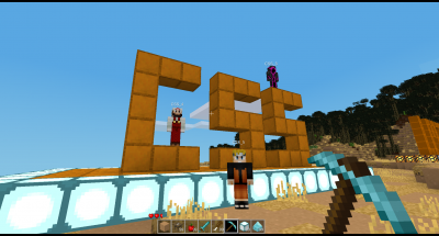CSS-Logo gebaut in Minetest