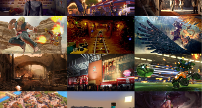 Collage verschiedener Games