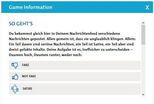 Screenshot Fakefinder
