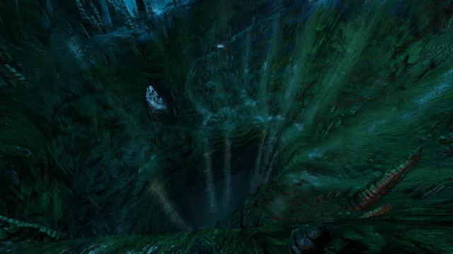 Wasserfall in einer Höhle