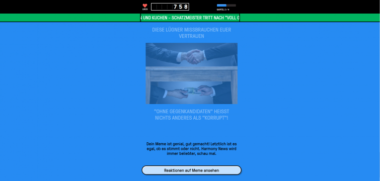 Screenshot aus dem Spiel Harmony Square