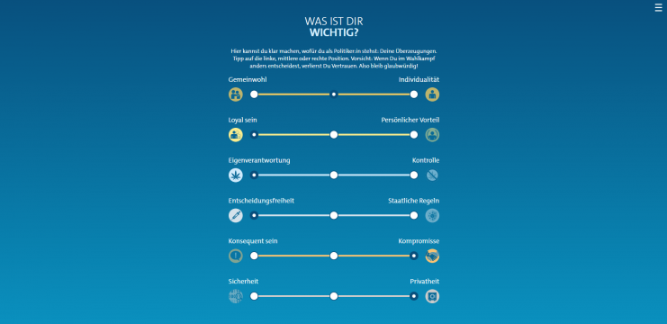 Screenshot aus dem Spiel "Wie entscheidest du?"