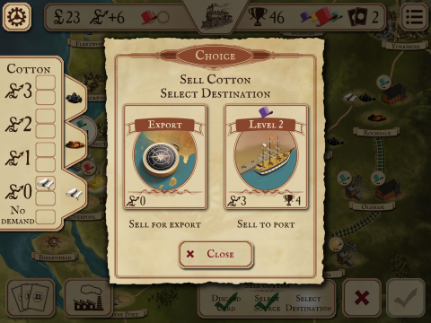 Screenshot aus dem Spiel Brass