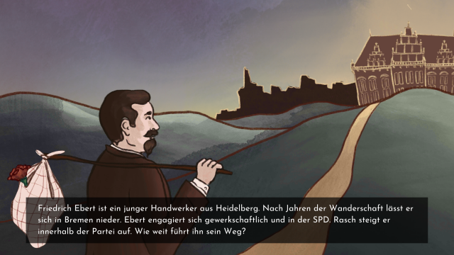 Friedrich Ebert auf dem Weg nach Bremen