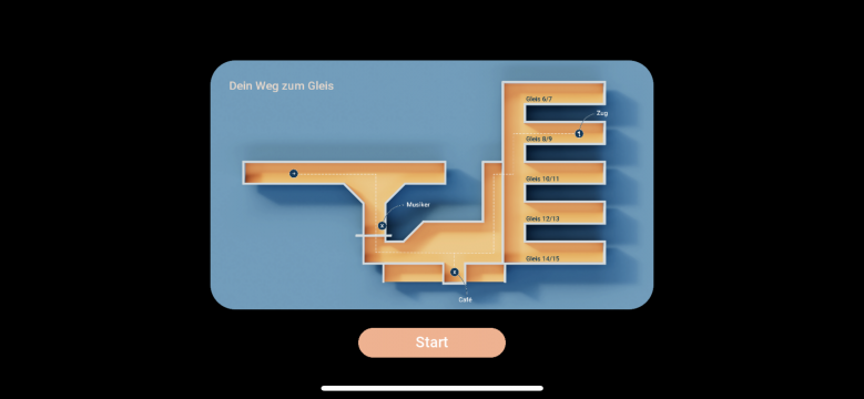 The loading screen of the blindness game scenario.