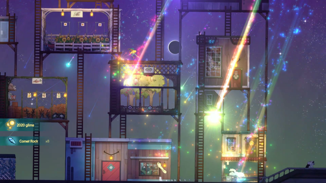 Feuerwerk auf dem Schiff.