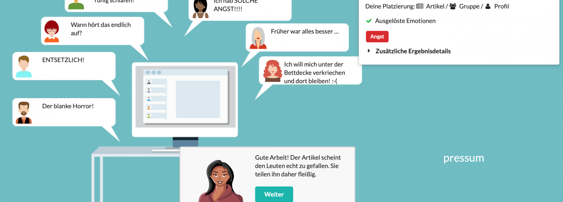 Screenshot von Fake it to make it