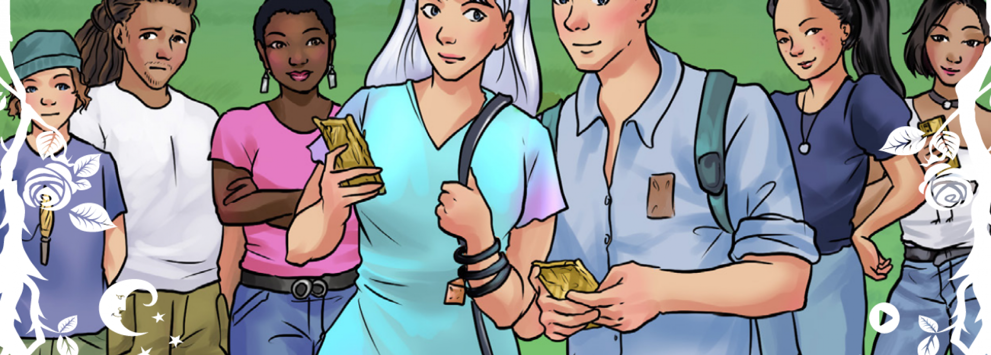 Die Charaktere des Spiels "Es war einmal im Netz"