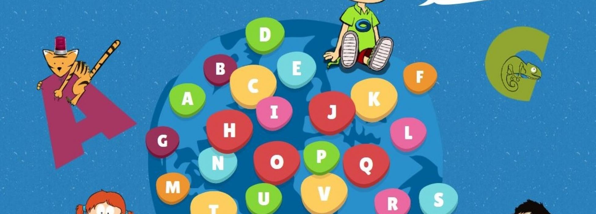 Bunte Buchstabenwelt